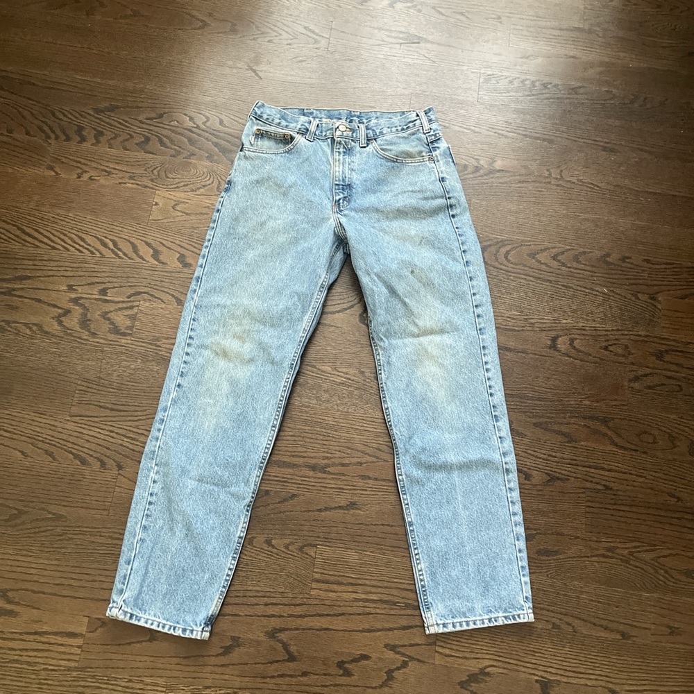 Carhartt Blue Straight-Leg Jeans Classic Denim